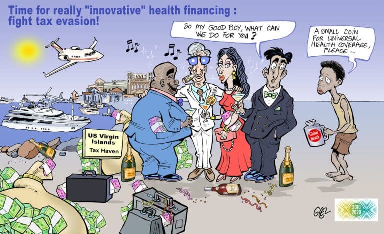 Health coverage cartoon