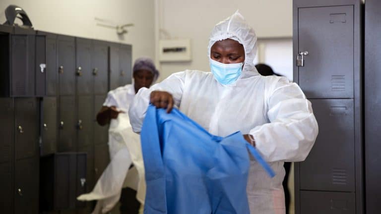 Health workers in South Africa/ Zorgmedewerkers in Zuid-Afrika